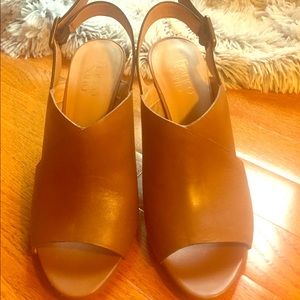 Franco Sarto Brown/Black mule/heels